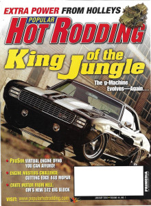 POPULAR HOT RODDING 2004 JAN - SS/AA HEMI CUDA, ZZ572, Z/28